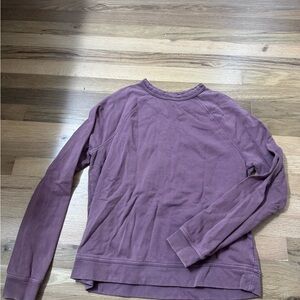 Mauve Lightweight Pullover Sweatshirt